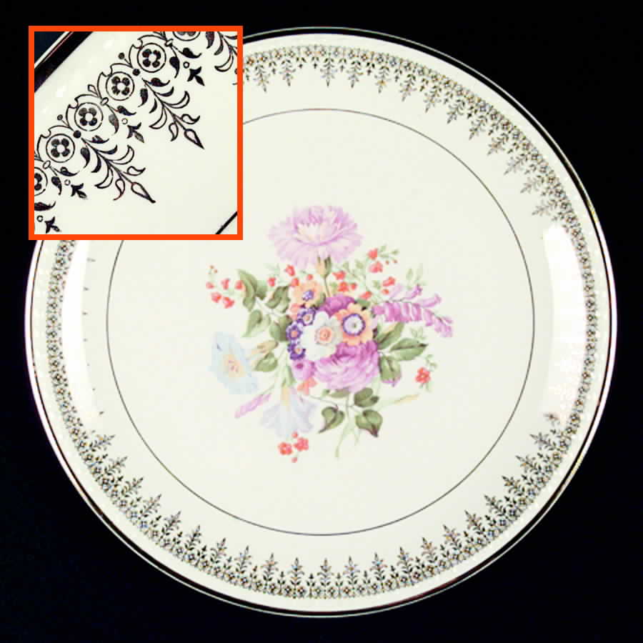1684 Dinner Plate by Taylor, Smith & Taylor (Ts&T)-1