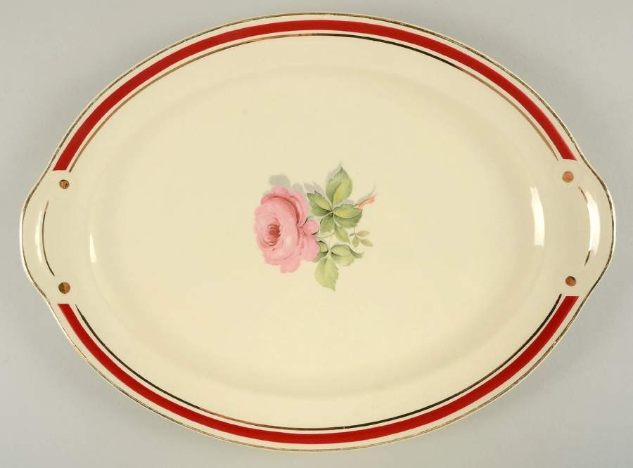 TST64 15" Oval Serving Platter by Taylor, Smith & Taylor (Ts&T)-1