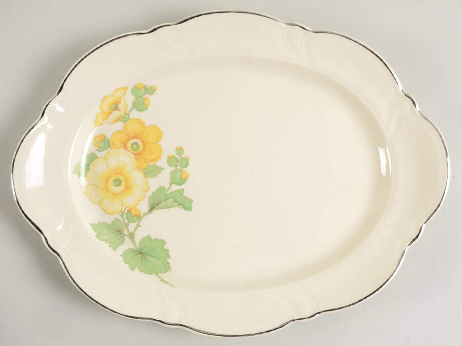 TST66 11" Oval Serving Platter by Taylor, Smith & Taylor (Ts&T)-1
