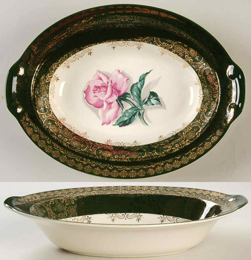 TST7 9" Oval Vegetable Bowl by Taylor, Smith & Taylor (Ts&T)-1