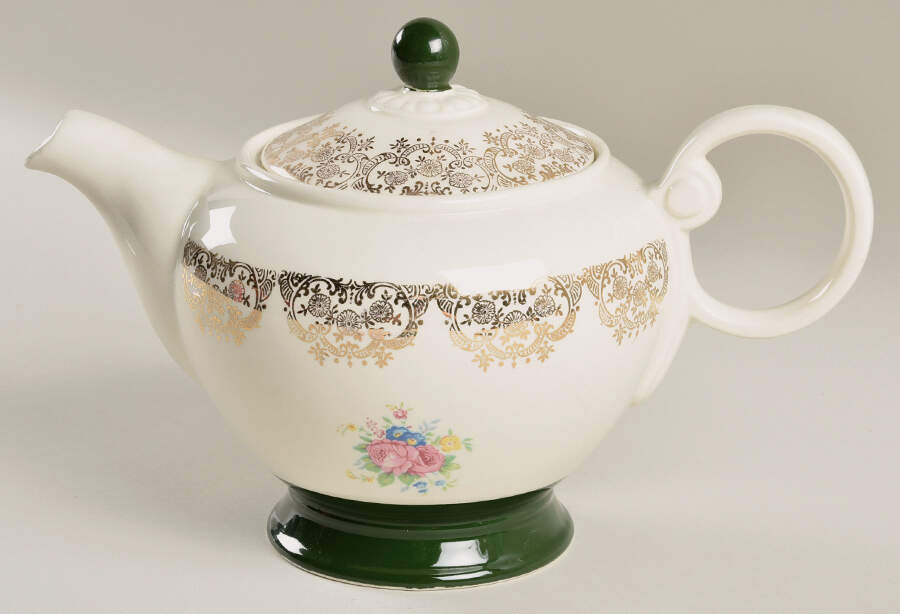 TST77 Teapot & Lid by Taylor, Smith & Taylor (Ts&T)-1