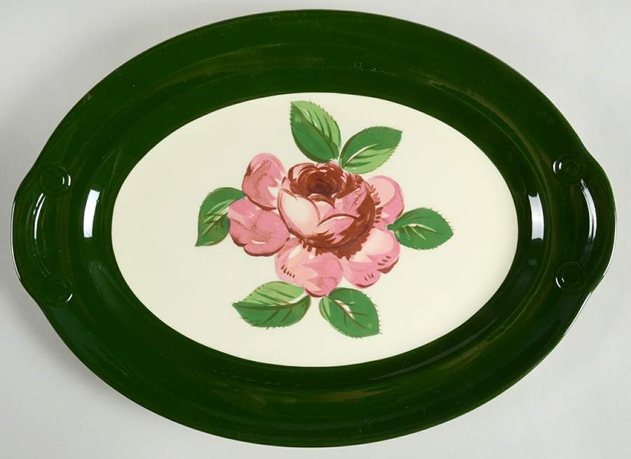 2066 13" Oval Serving Platter by Taylor, Smith & Taylor (Ts&T)-1