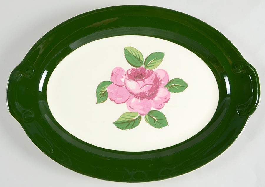 2066 12" Oval Serving Platter by Taylor, Smith & Taylor (Ts&T)-1