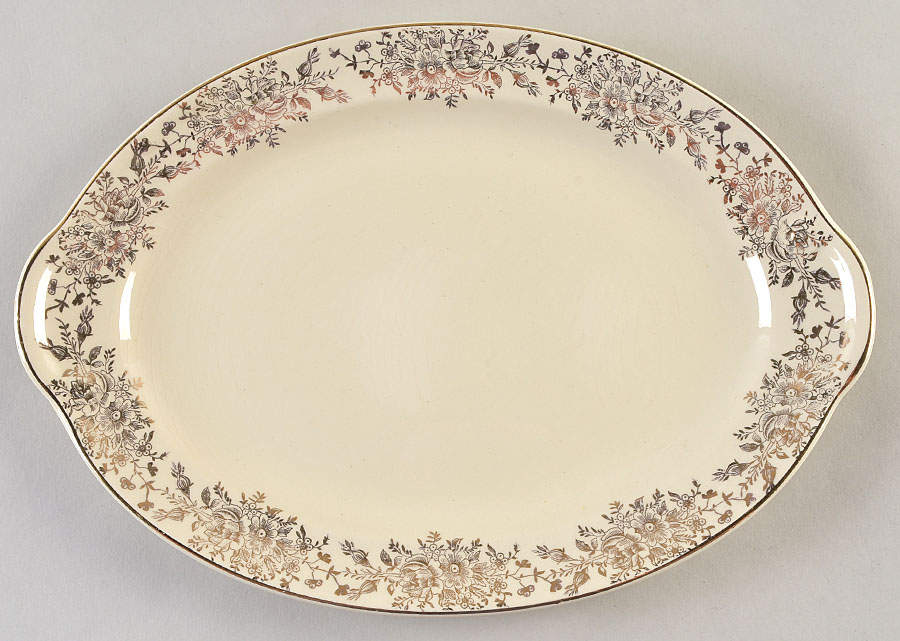 1111 11" Oval Serving Platter by Taylor, Smith & Taylor (Ts&T)-1