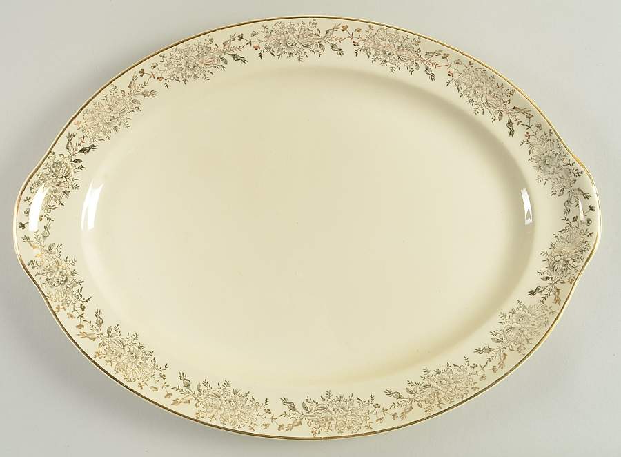 1111 15" Oval Serving Platter by Taylor, Smith & Taylor (Ts&T)-1