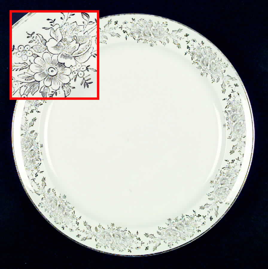 1111 Dinner Plate by Taylor, Smith & Taylor (Ts&T)-1