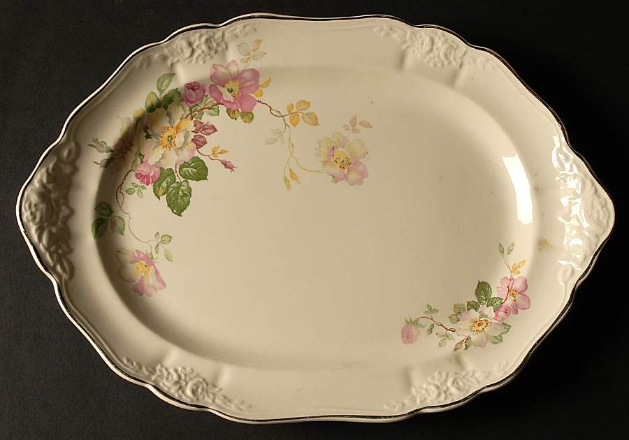 TST85 13" Oval Serving Platter by Taylor, Smith & Taylor (Ts&T)-1