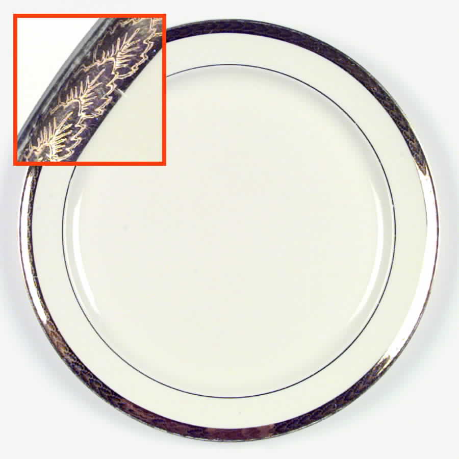 TST92 Dinner Plate by Taylor, Smith & Taylor (Ts&T)-1