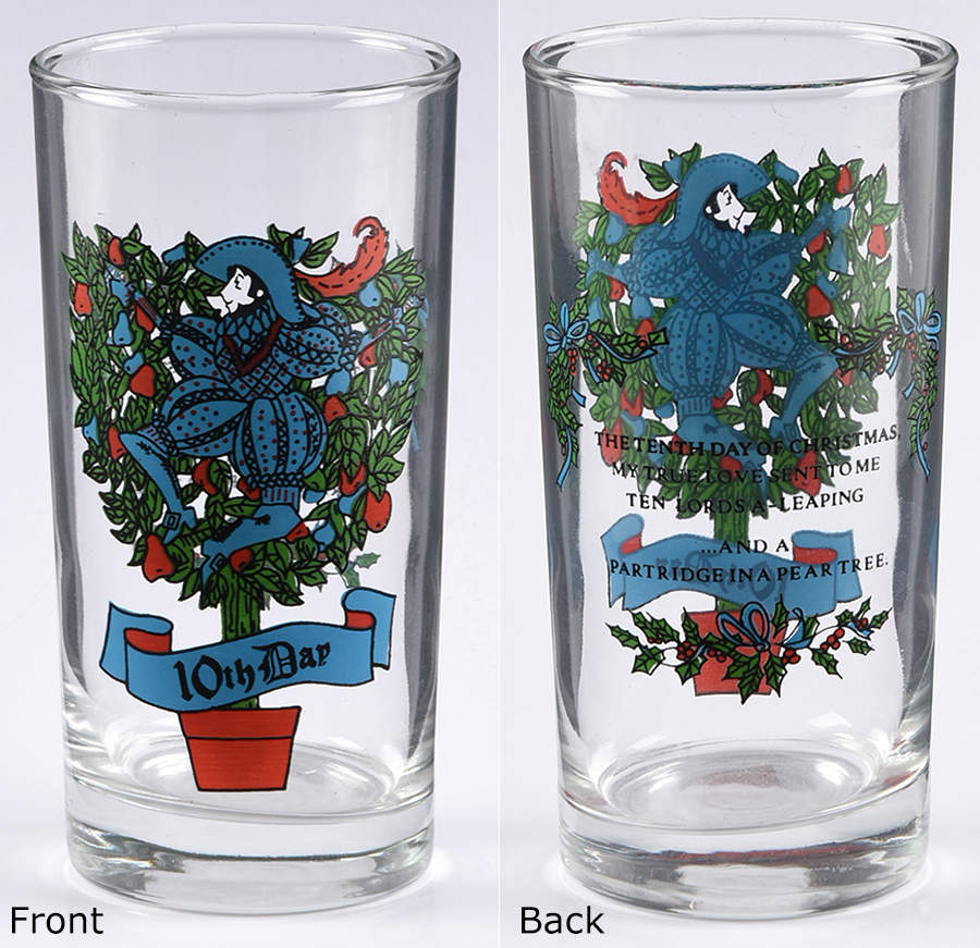 Twelve Days of Christmas 10 Oz Glassware Tumbler by Taylor, Smith & Taylor (Ts&T)-1