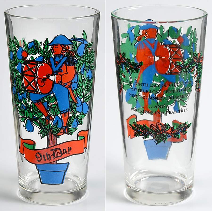 Twelve Days of Christmas 12 Oz Glassware Tumbler by Taylor, Smith & Taylor (Ts&T)-1