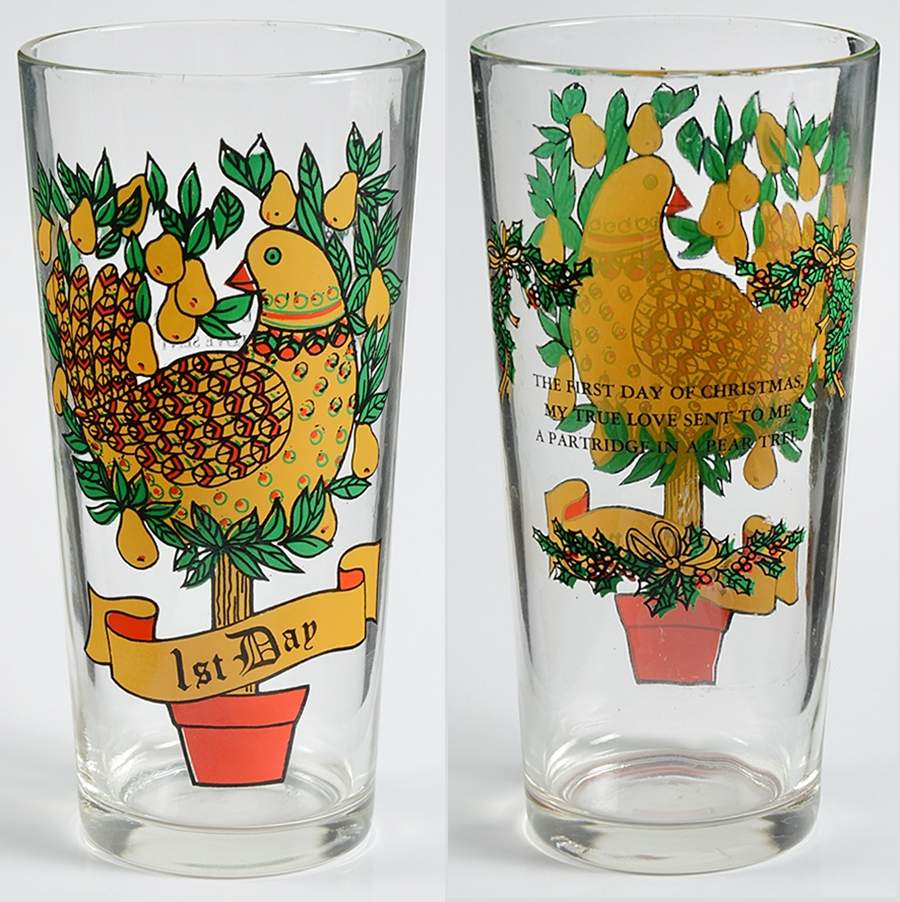 Twelve Days of Christmas 12 Oz Glassware Tumbler by Taylor, Smith & Taylor (Ts&T)-1