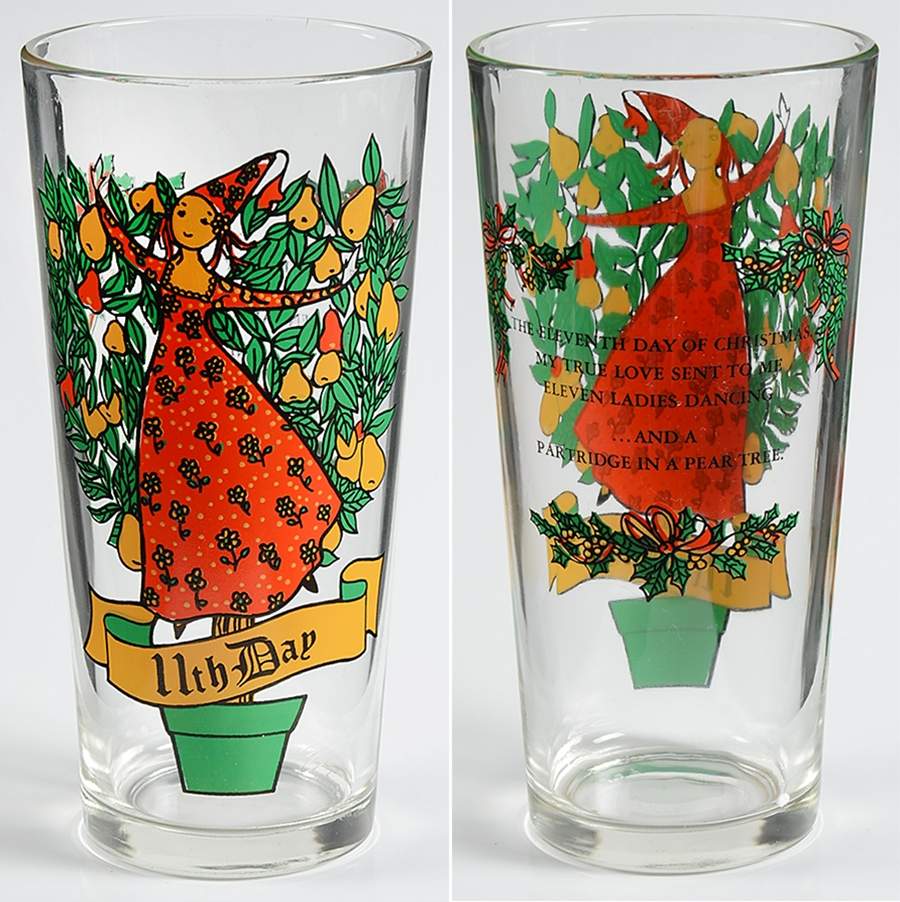 Twelve Days of Christmas 12 Oz Glassware Tumbler by Taylor, Smith & Taylor (Ts&T)-1