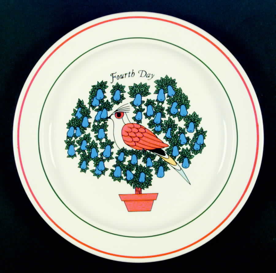 Twelve Days of Christmas Dinner Plate by Taylor, Smith & Taylor (Ts&T)-1