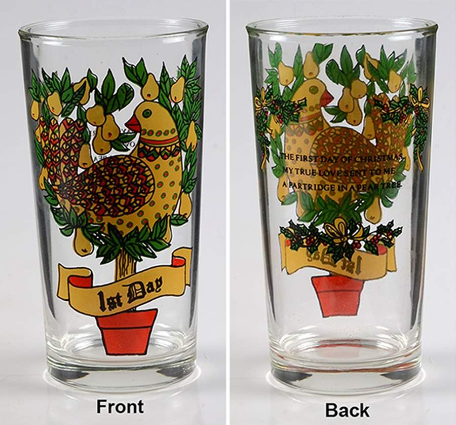 Twelve Days of Christmas 10 Oz Glassware Tumbler by Taylor, Smith & Taylor (Ts&T)-1