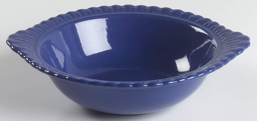 Vistosa Cobalt Blue Lugged Soup Bowl by Taylor, Smith & Taylor (Ts&T)-1