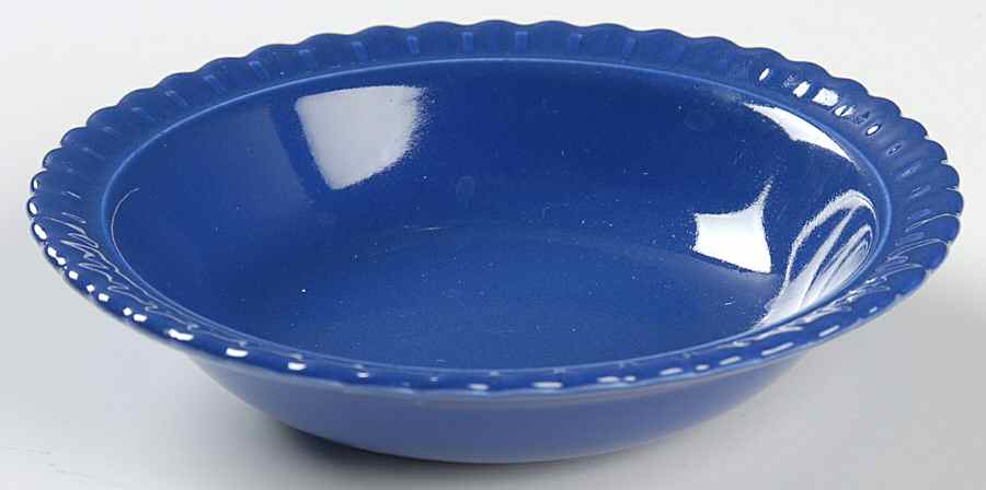 Vistosa Cobalt Blue Fruit/Dessert (Sauce) Bowl by Taylor, Smith & Taylor (Ts&T)-1