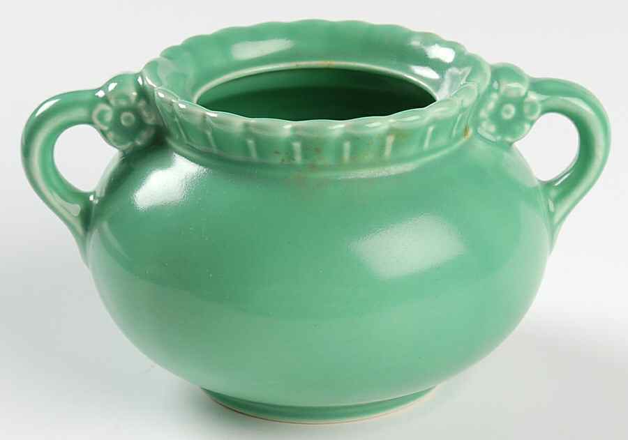 Vistosa Green Sugar Bowl No Lid by Taylor, Smith & Taylor (Ts&T)-1
