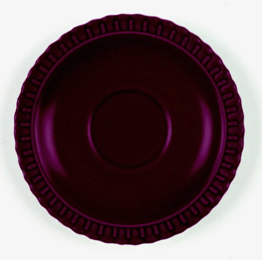 Vistosa Maroon Saucer by Taylor, Smith & Taylor (Ts&T)-1