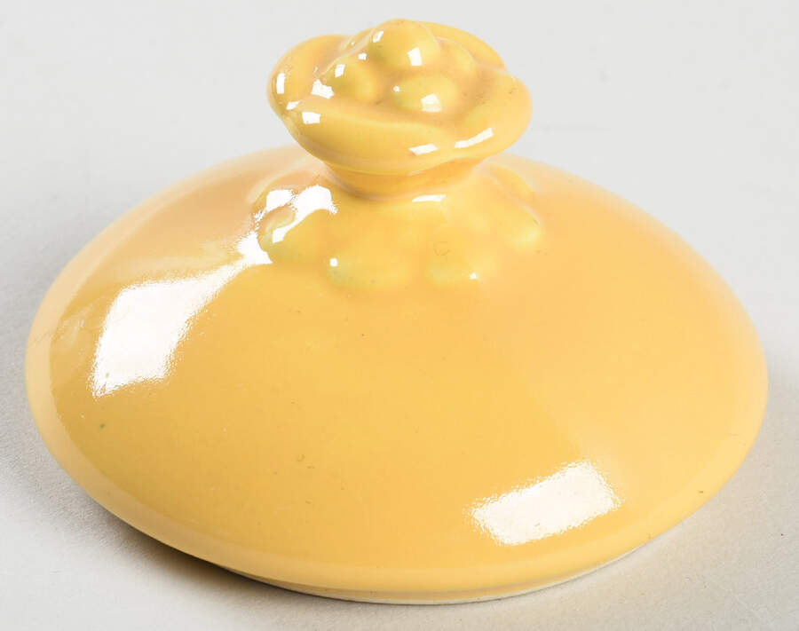 Vistosa Yellow Lid for Sugar Bowl by Taylor, Smith & Taylor (Ts&T)-1
