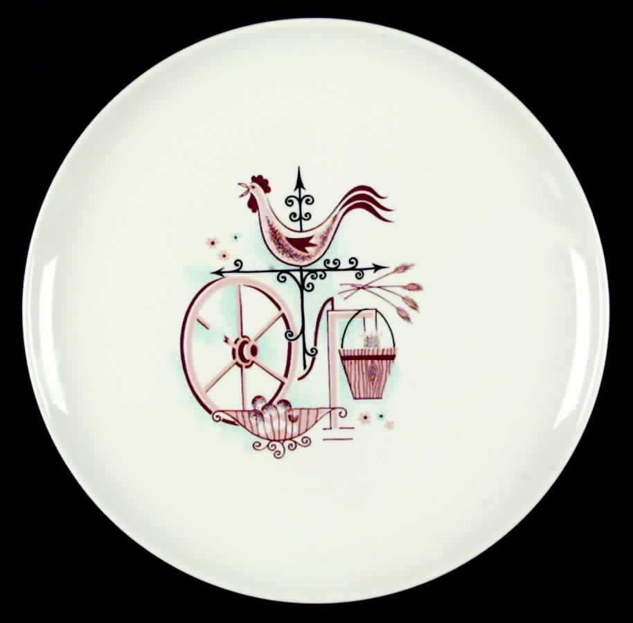 Weathervane Dinner Plate by Taylor, Smith & Taylor (Ts&T)-1
