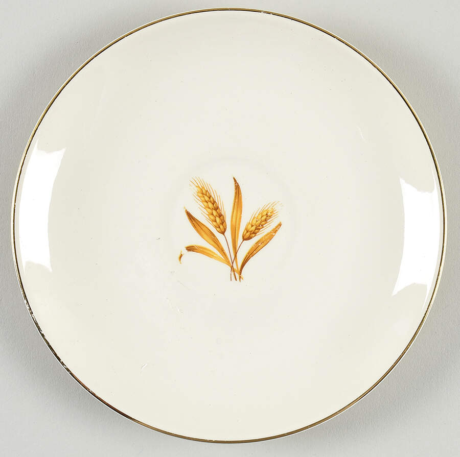 Wheat Saucer by Taylor, Smith & Taylor (Ts&T)-1