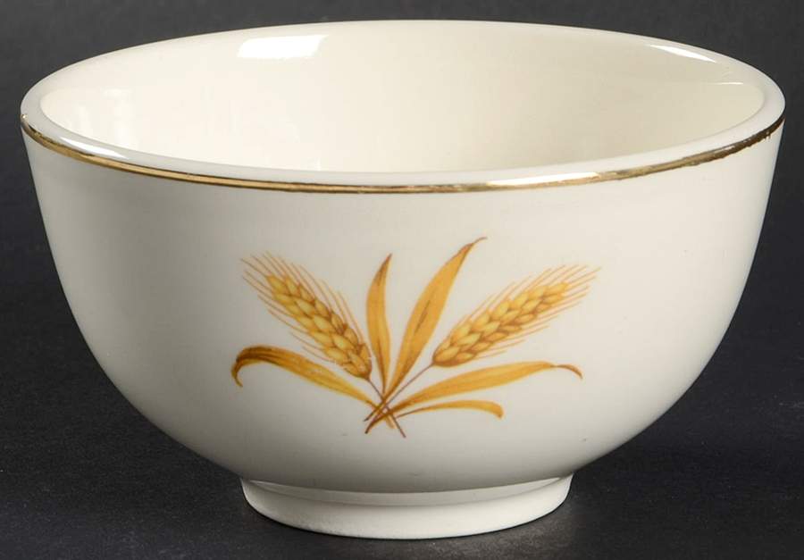 Wheat Sugar Bowl No Lid by Taylor, Smith & Taylor (Ts&T)-1