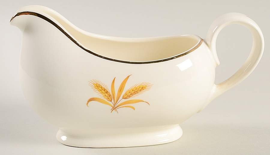 Wheat Gravy Boat by Taylor, Smith & Taylor (Ts&T)-1