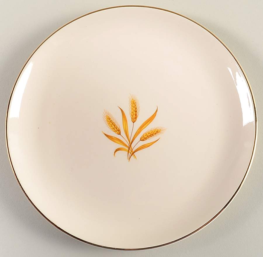 Wheat Bread & Butter Plate by Taylor, Smith & Taylor (Ts&T)-1
