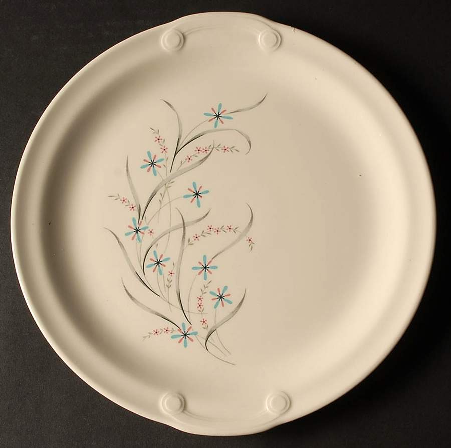 Windemere Handled Cake Plate by Taylor, Smith & Taylor (Ts&T)-1