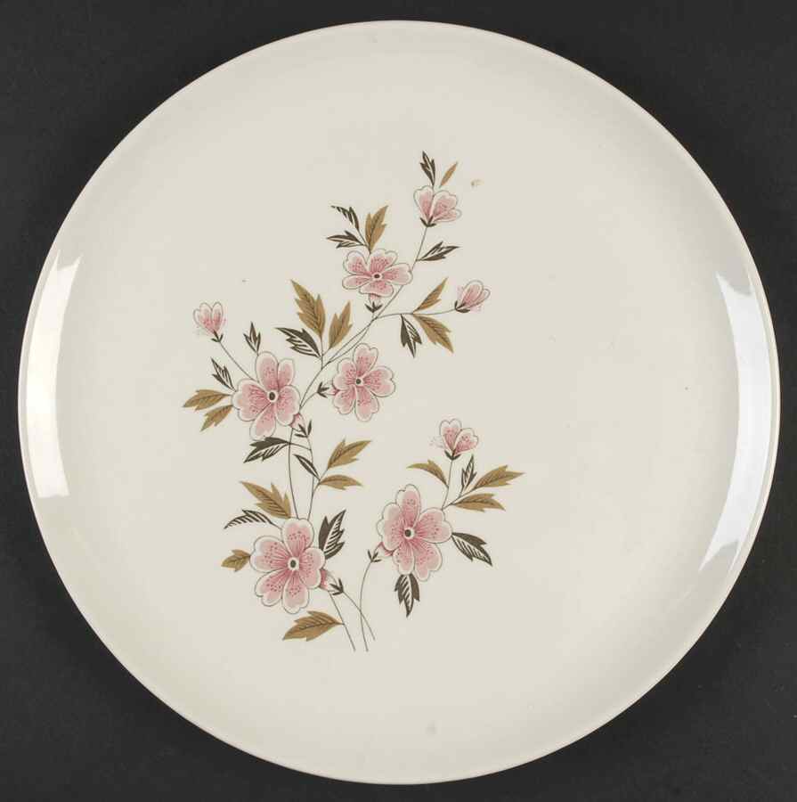 Wild Quince 11" Chop Plate (Round Platter) by Taylor, Smith & Taylor (Ts&T)-1