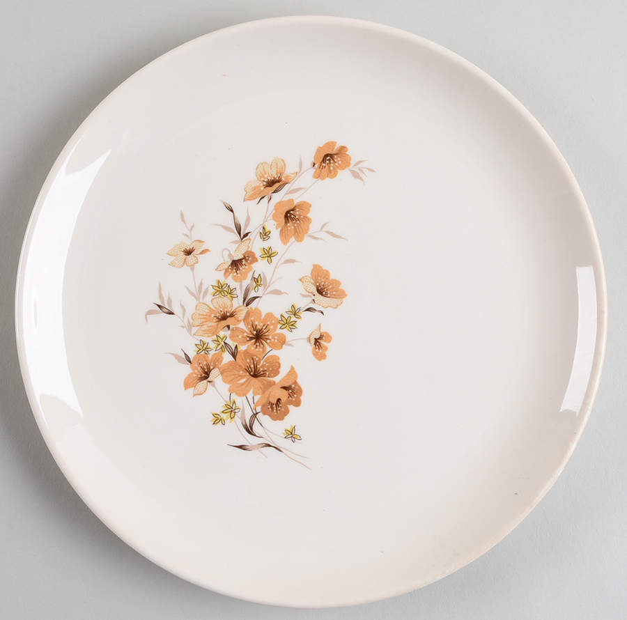 Wood Rose Salad Plate by Taylor, Smith & Taylor (Ts&T)-1