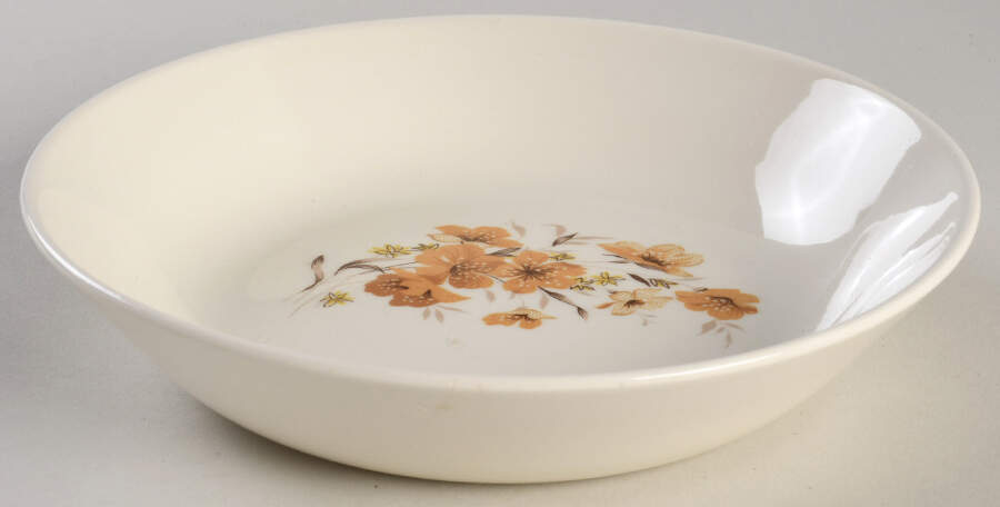 Wood Rose Coupe Cereal Bowl by Taylor, Smith & Taylor (Ts&T)-1