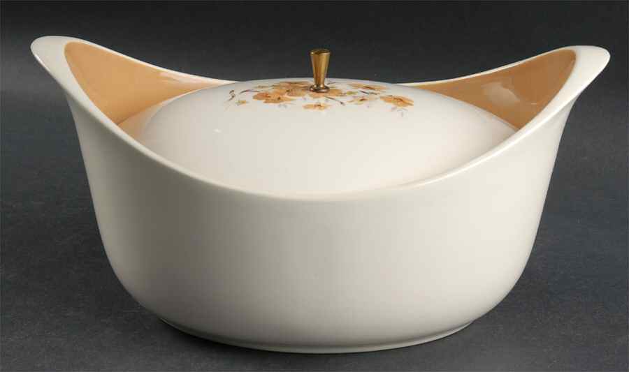 Wood Rose 1.5 Quart Oval Covered Casserole by Taylor, Smith & Taylor (Ts&T)-1