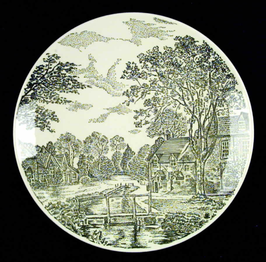 Yorkshire Green Dinner Plate by Taylor, Smith & Taylor (Ts&T)-1