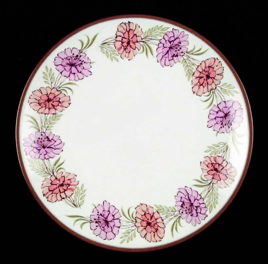 Zinnia Bread & Butter Plate by Taylor, Smith & Taylor (Ts&T)-1
