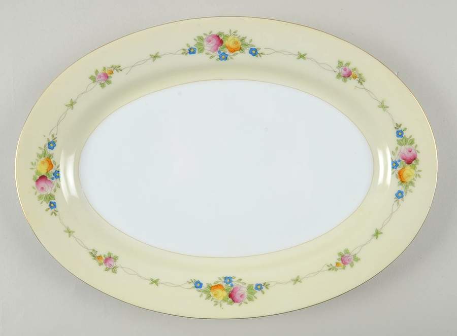 TSW1 11" Oval Serving Platter by Transor Ware (Japan)-1