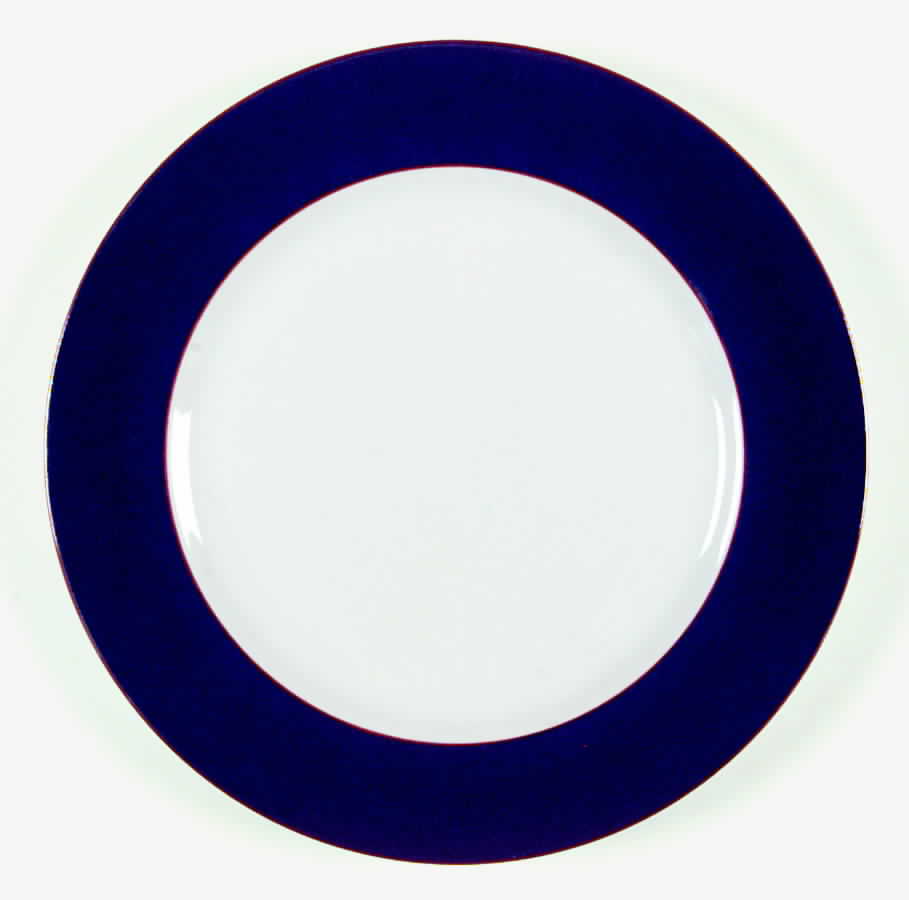 Due Blue Dinner Plate by Taitu-1