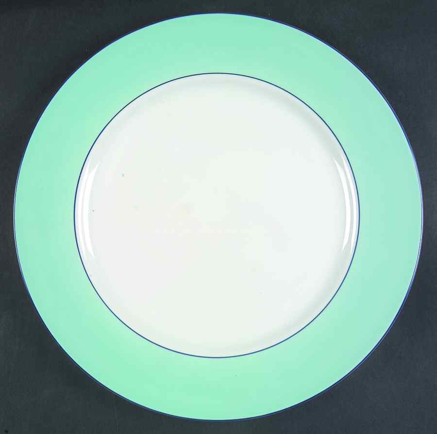 Due Turquoise Round Service Plate (Charger) Chop Plate by Taitu-1