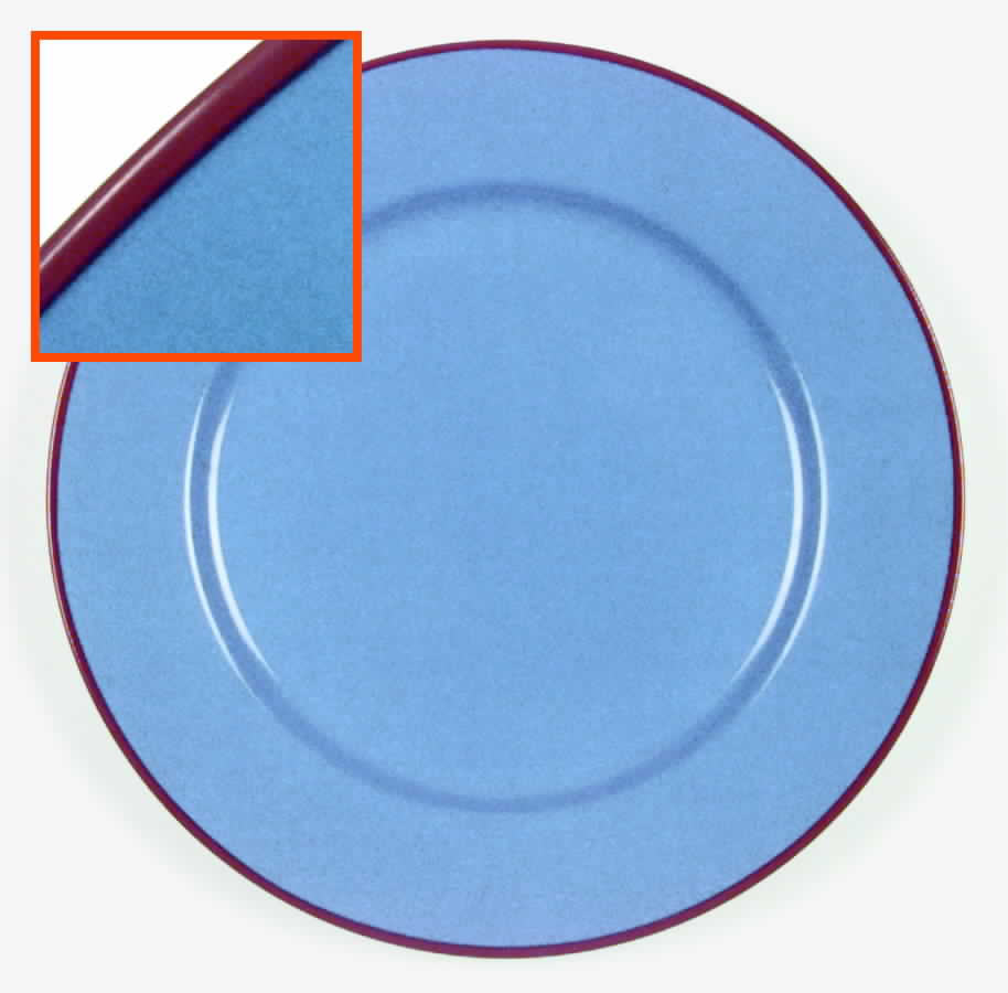 Duetto Blue Dinner Plate by Taitu-1