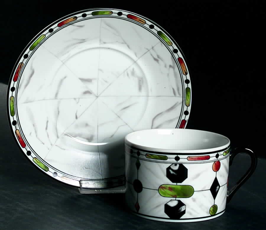 Firenze Flat Cup & Saucer Set by Taitu-1