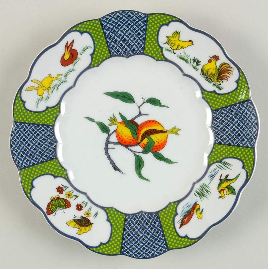 Kutani Bread & Butter Plate by Taitu-1