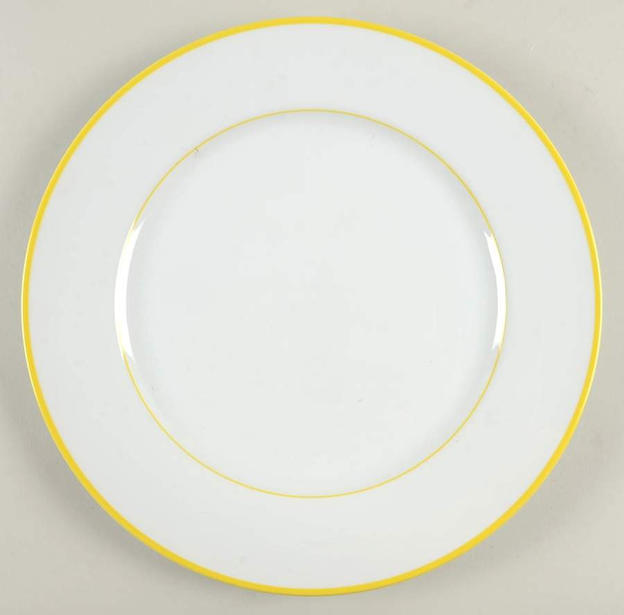 Meris Yellow Round Service Plate (Charger) Chop Plate by Taitu-1