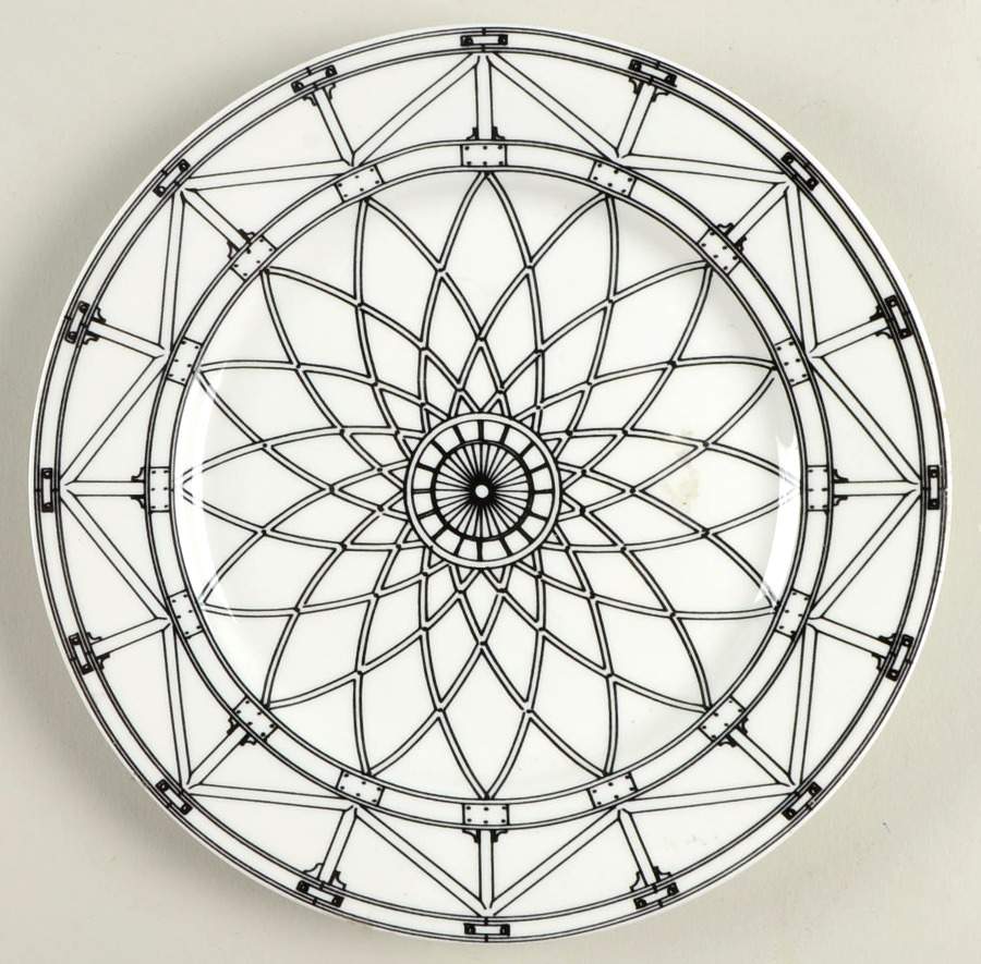 Milano White Bread & Butter Plate by Taitu-1