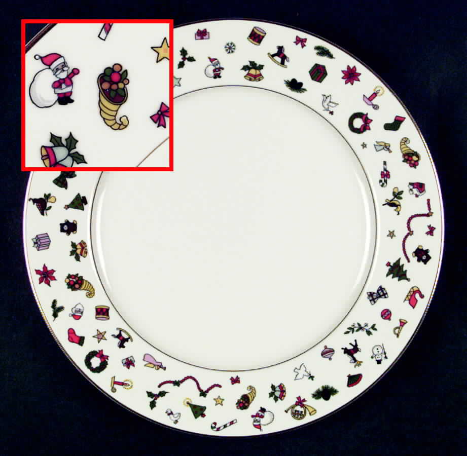 Noel Dinner Plate by Taitu-1