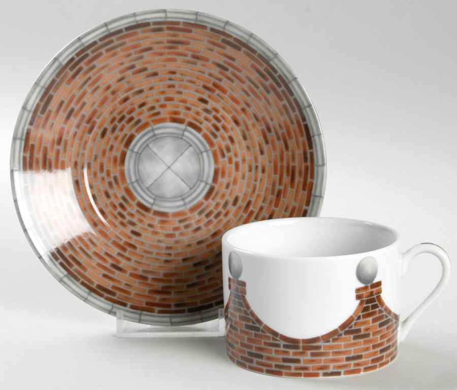 Palladio Flat Cup & Saucer Set by Taitu-1