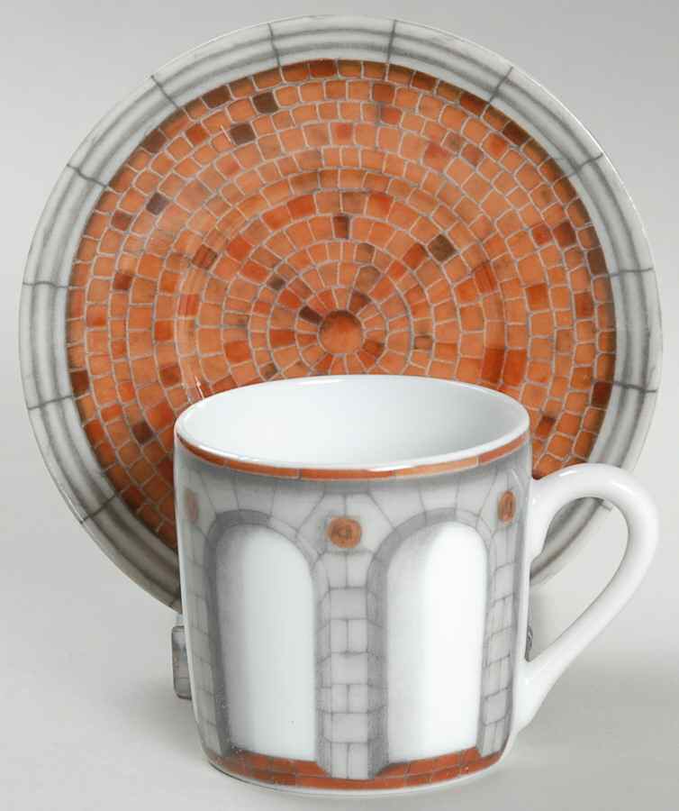 Palladio Flat Demitasse Cup & Saucer Set by Taitu-1