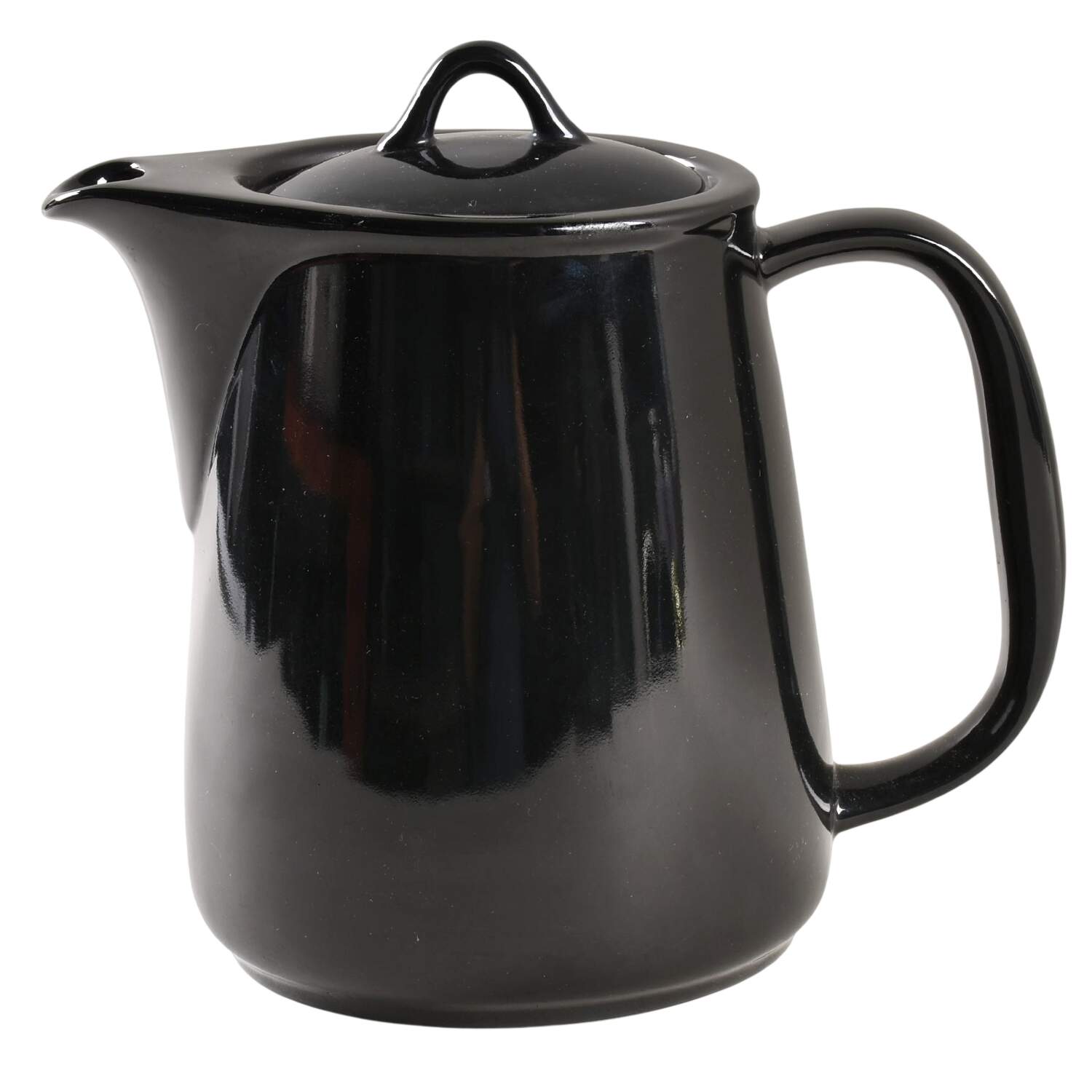 Uno Black Coffee Pot & Lid by Taitu-1