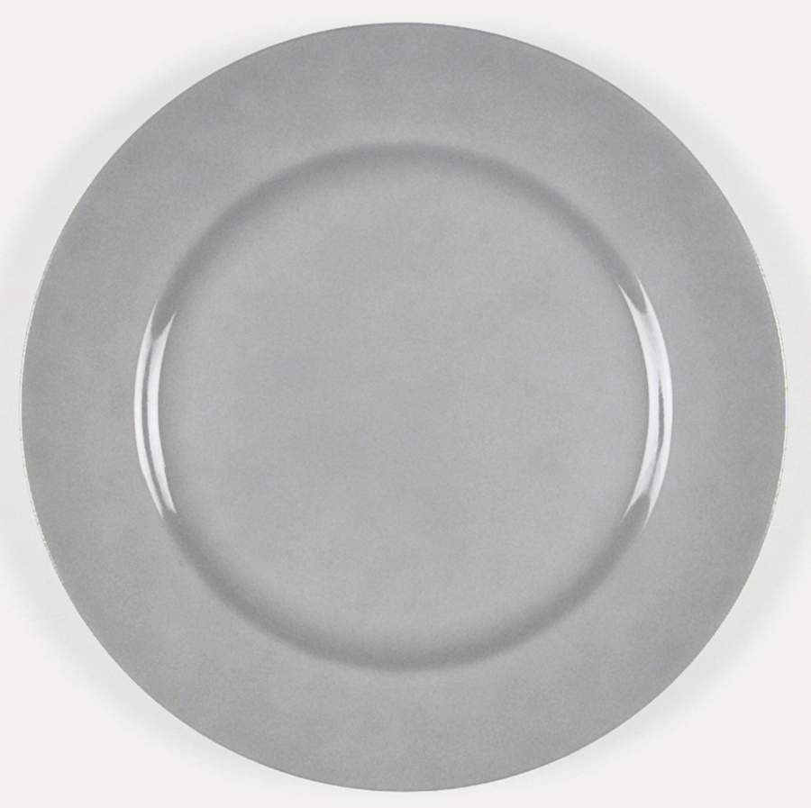Uno Grey Dinner Plate by Taitu-1