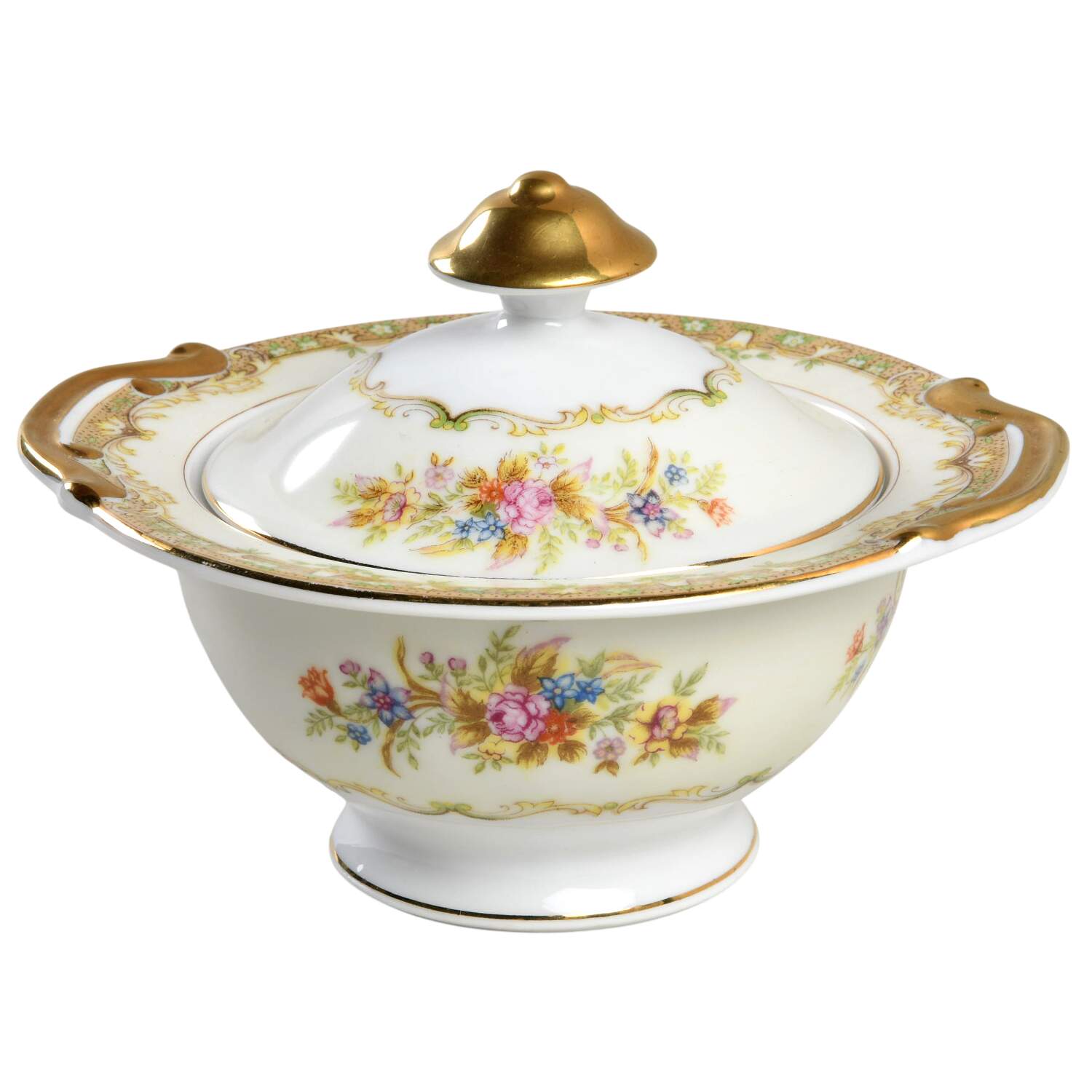 TUI1 Sugar Bowl & Lid by Tuillerie (Japan)-1
