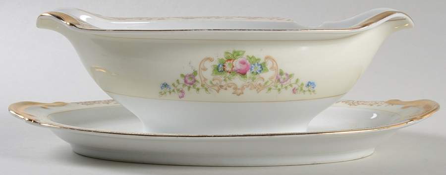 TUI2 Gravy Boat with Attached Underplate by Tuillerie (Japan)-1